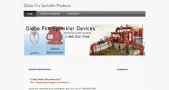 Desktop Screenshot of globefiresprinkler.com